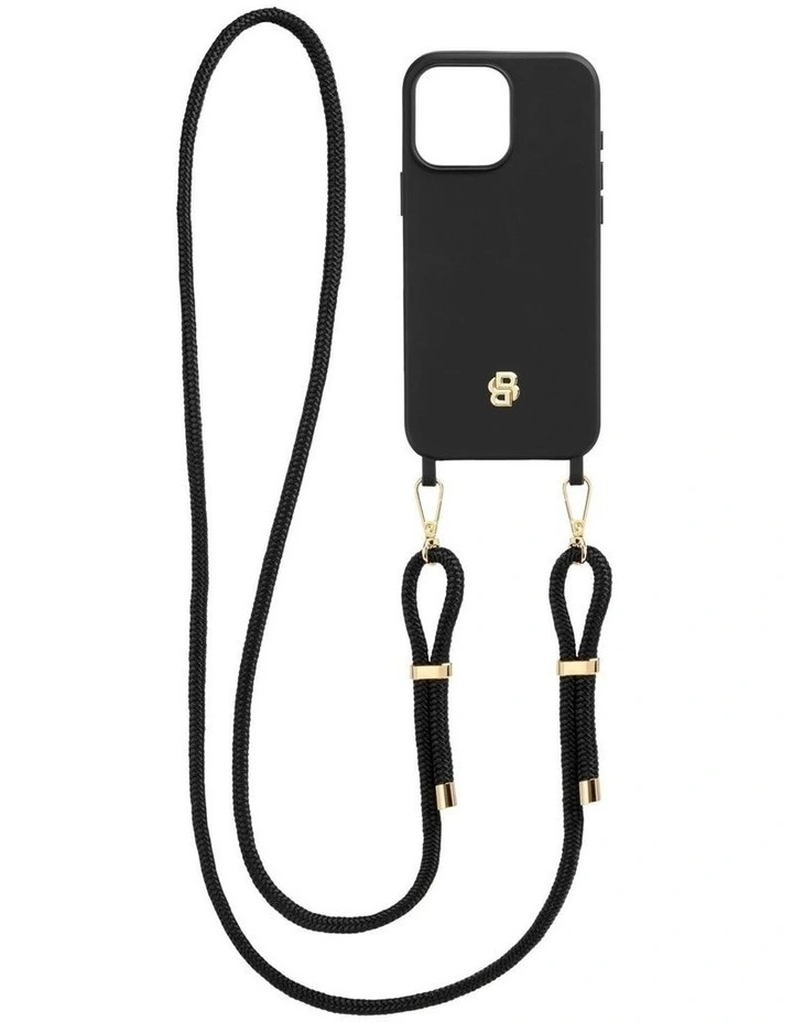 BOSS iPhone 16 Pro Max Double B Black/Gold Case image 4