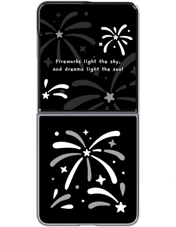 Samsung Flipsuit Card with Case Fireworks (Grey) image 1