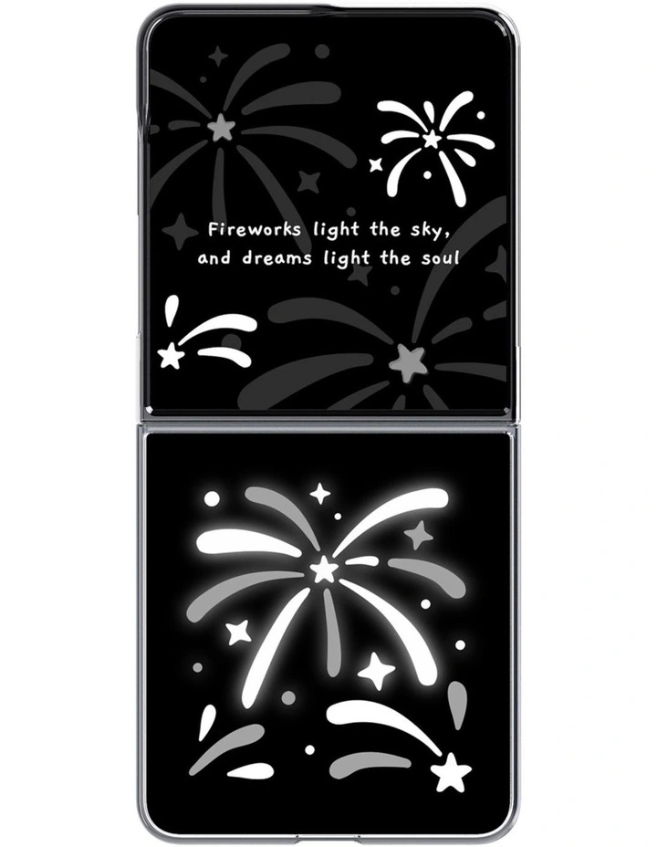 Samsung Flipsuit Card with Case Fireworks (Grey) image 2