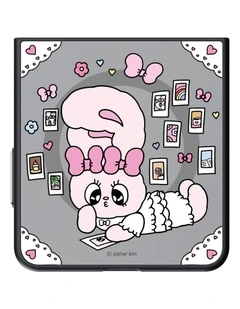 Samsung Mirror Magnet Case(Esther Bunny) (Pink)