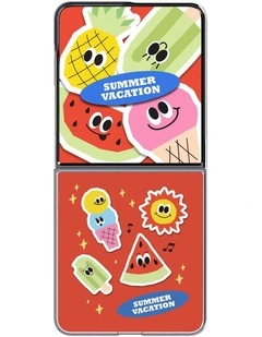 Samsung Flipsuit Card with Case Summer Vacation (Red)