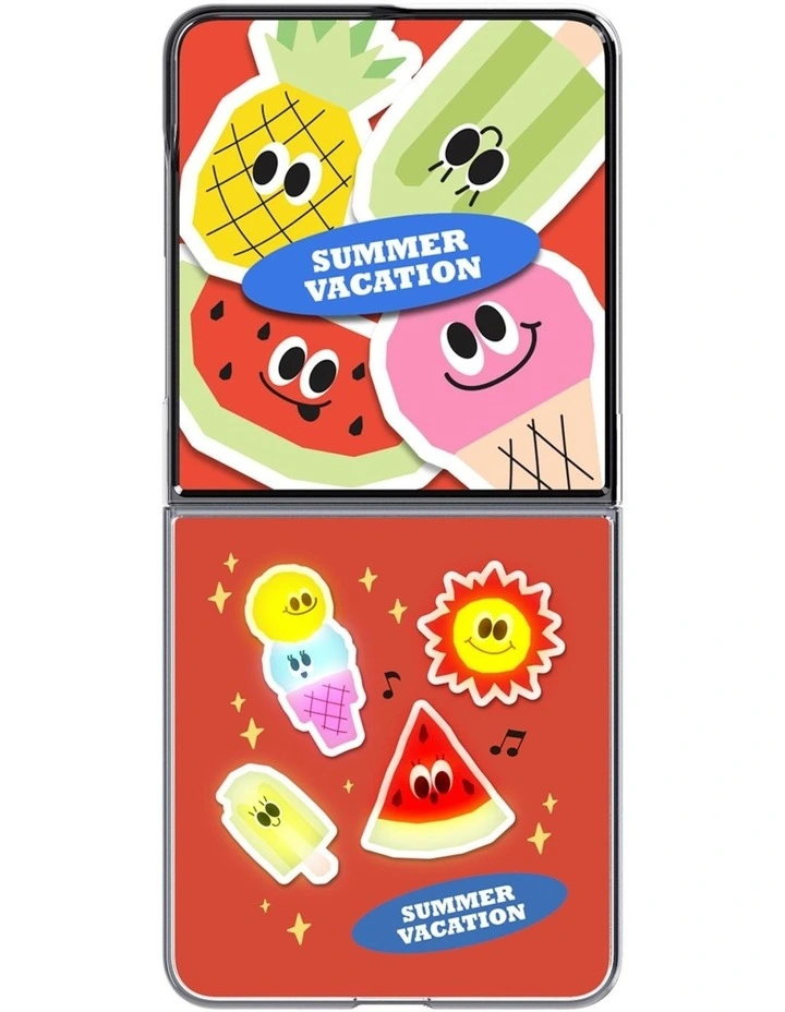 Samsung Flipsuit Card with Case Summer Vacation (Red) image 2