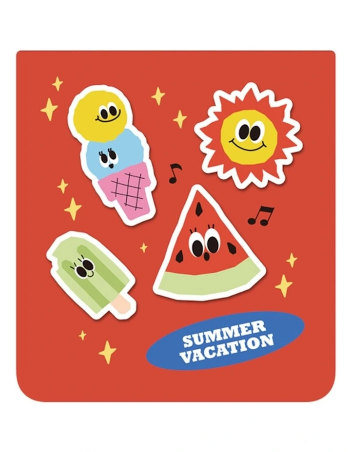 Samsung Flipsuit Card with Case Summer Vacation (Red) image 3