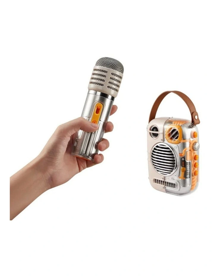 Divoom Spark-Pro Bluetooth Portable Speaker Karaoke Speaker - White image 3