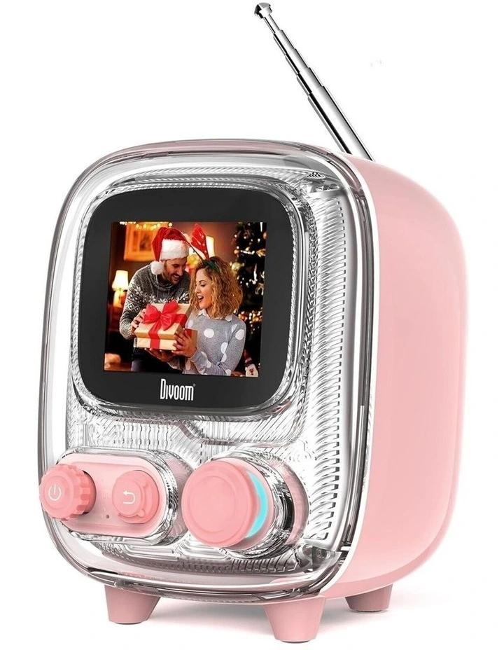 Divoom Tiivoo-2 Photo Album & Lyrics Speaker - Pink image 1