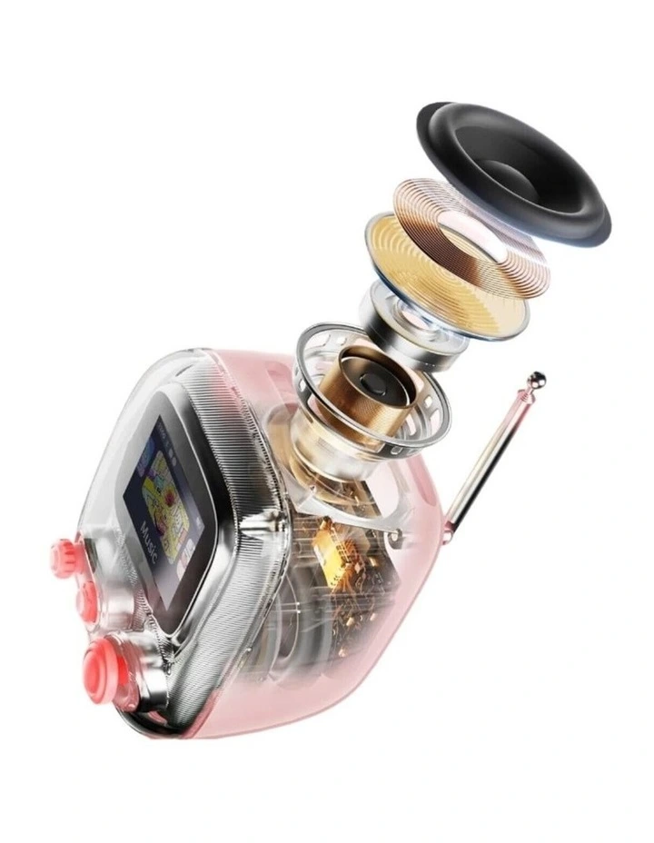Divoom Tiivoo-2 Photo Album & Lyrics Speaker - Pink image 3