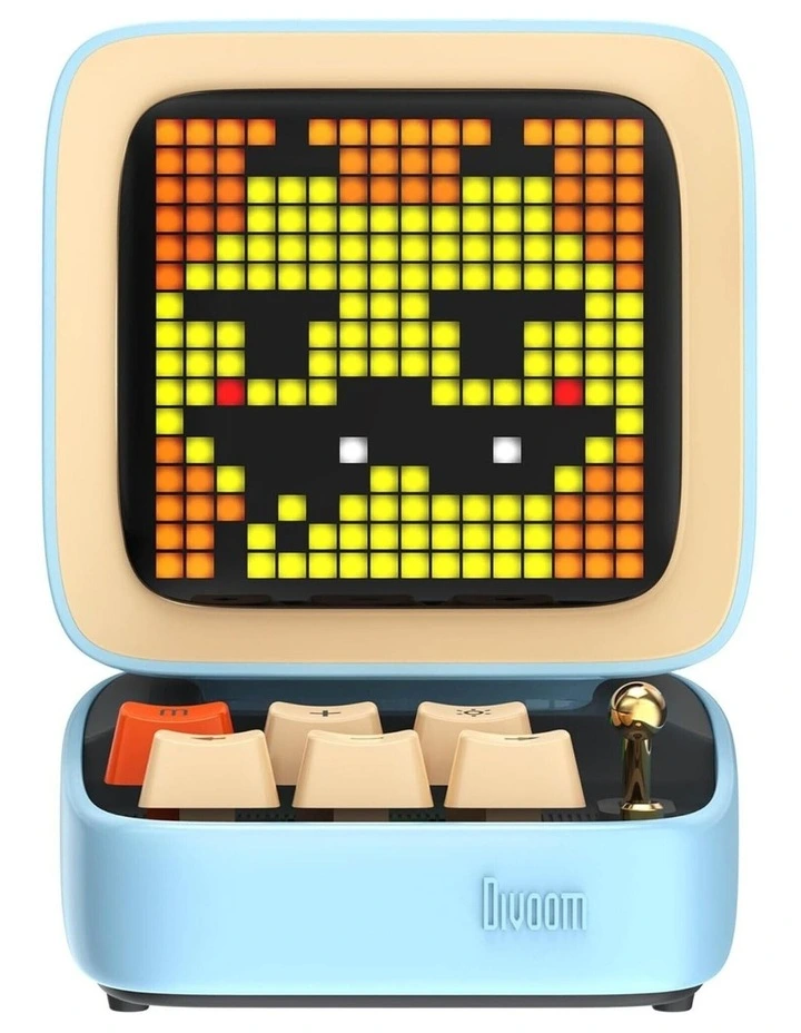 Divoom Ditoo-Mic Mini Karaoke Machine Pixel Art Bluetooth Speaker - Blue image 6
