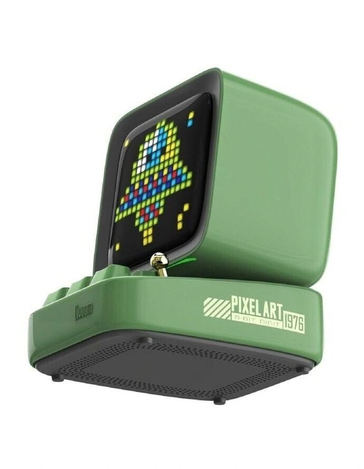 Divoom DITOO PRO Retro Pixelart 15-Watt Bluetooth Speaker - Green image 2