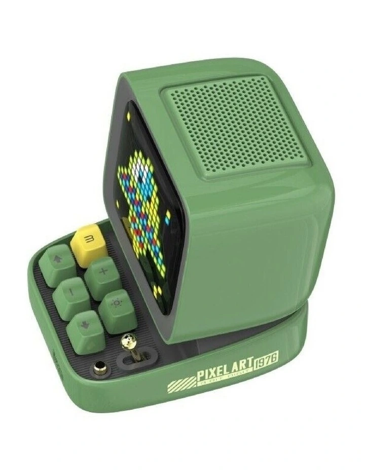 Divoom DITOO PRO Retro Pixelart 15-Watt Bluetooth Speaker - Green image 3