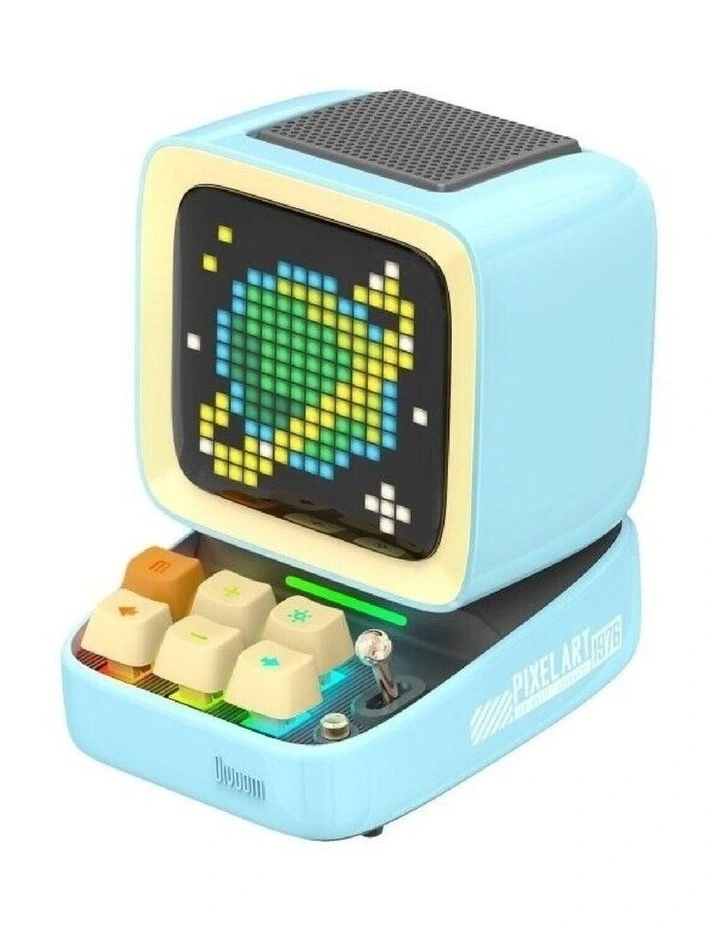 Divoom DITOO PRO Retro Pixelart 15-Watt Bluetooth Speaker - Blue image 1