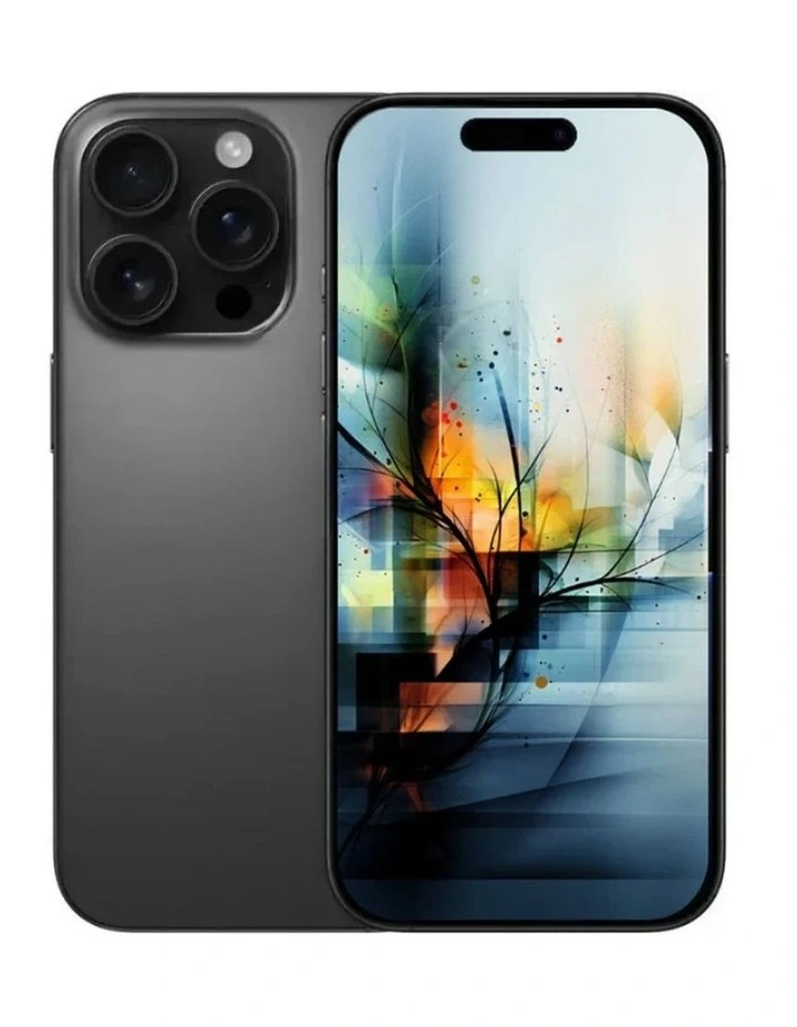Apple iPhone 16 Pro Max Black Titanium (eSIM Only) Refurbished image 1