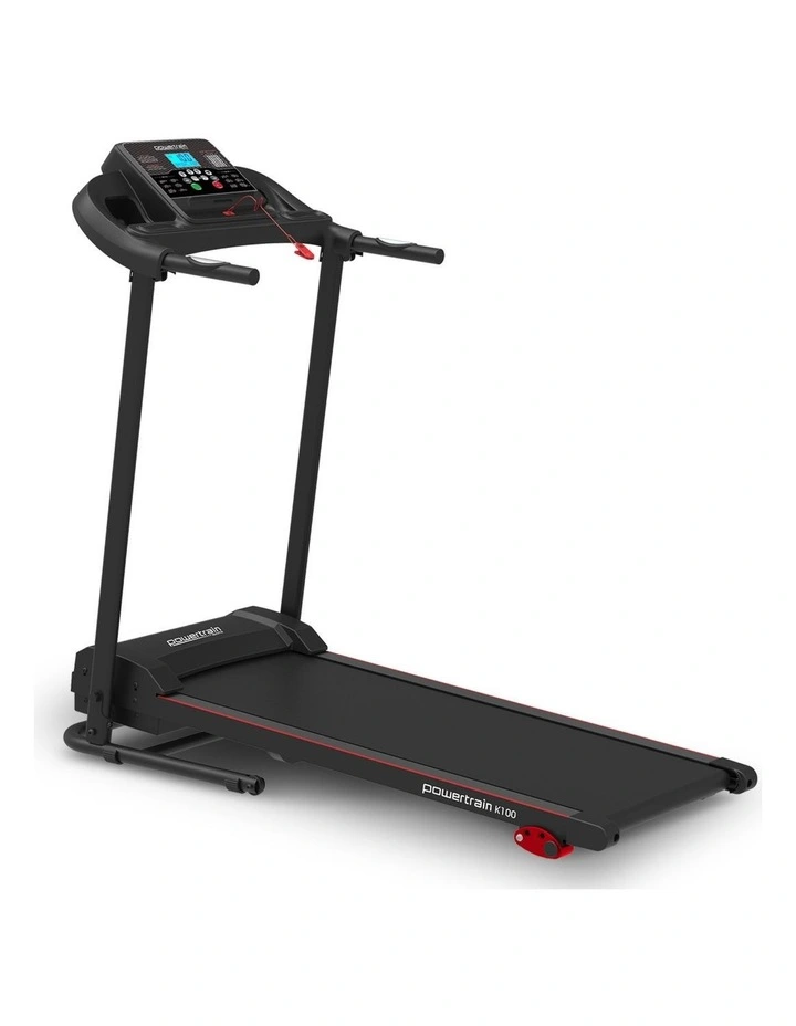 Powertrain K100 Foldable Electric Treadmill 1100W Home Gym Cardio Running Walking Machine with image 1