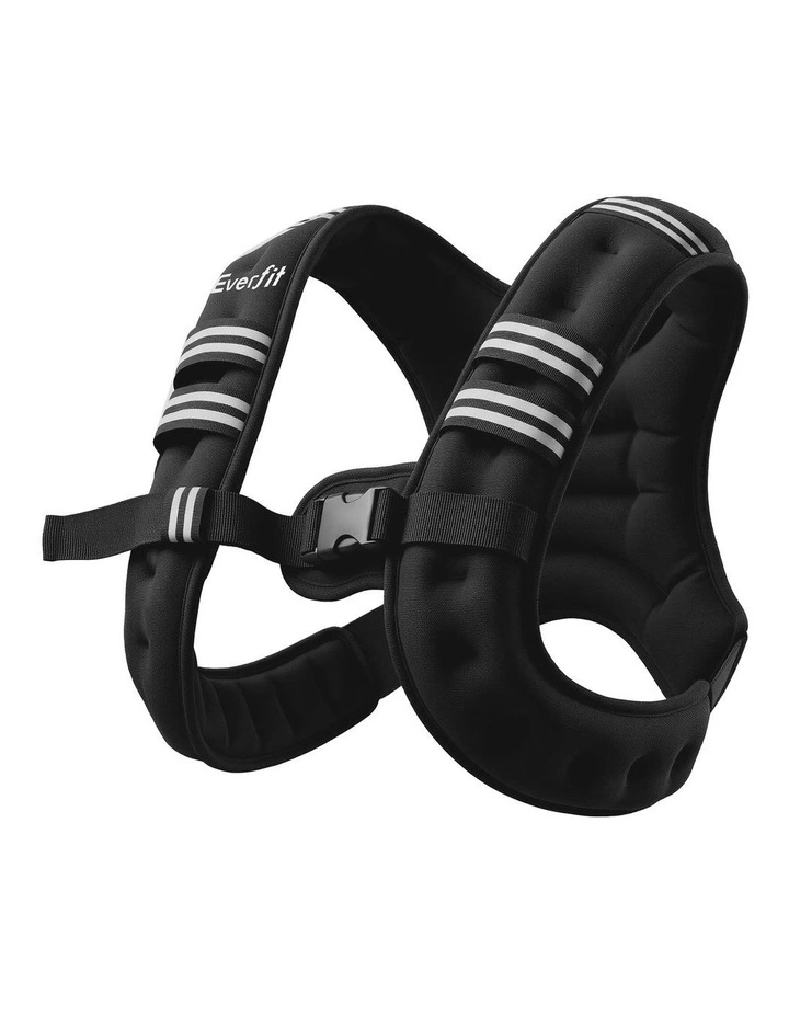 Everfit 5kg Weighted Vest Men Women, Reflective Running Vest with Armband Pouch image 1