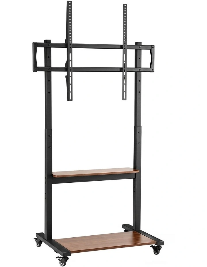 Artiss Mobile TV Stand for 40-100 Inch TVs Cart with Wheels Adjustable Shelves image 1