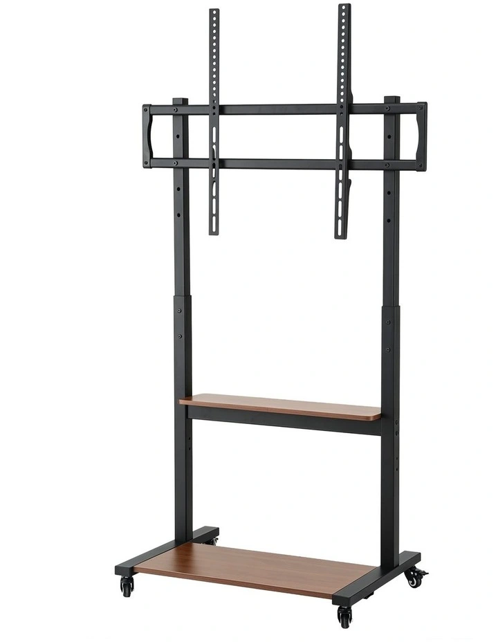 Artiss Mobile TV Stand for 40-100 Inch TVs Cart with Wheels Adjustable Shelves image 3