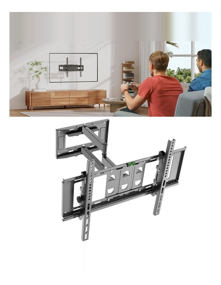 Full Motion Wall Mount TV Bracket Swivel and Tilt Heavy Duty Double Arm TV Hanger for 26 to 75 Inch image 3