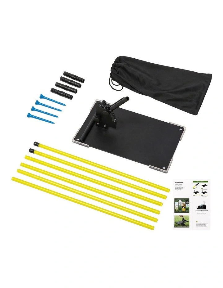 Centra Golf Alignment Sticks With Cast Iron Base Portable Practice For Outdoor image 1