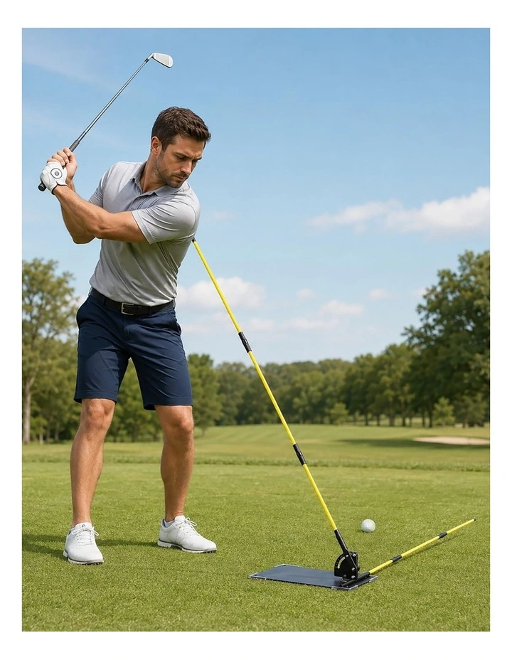 Centra Golf Alignment Sticks With Cast Iron Base Portable Practice For Outdoor image 6