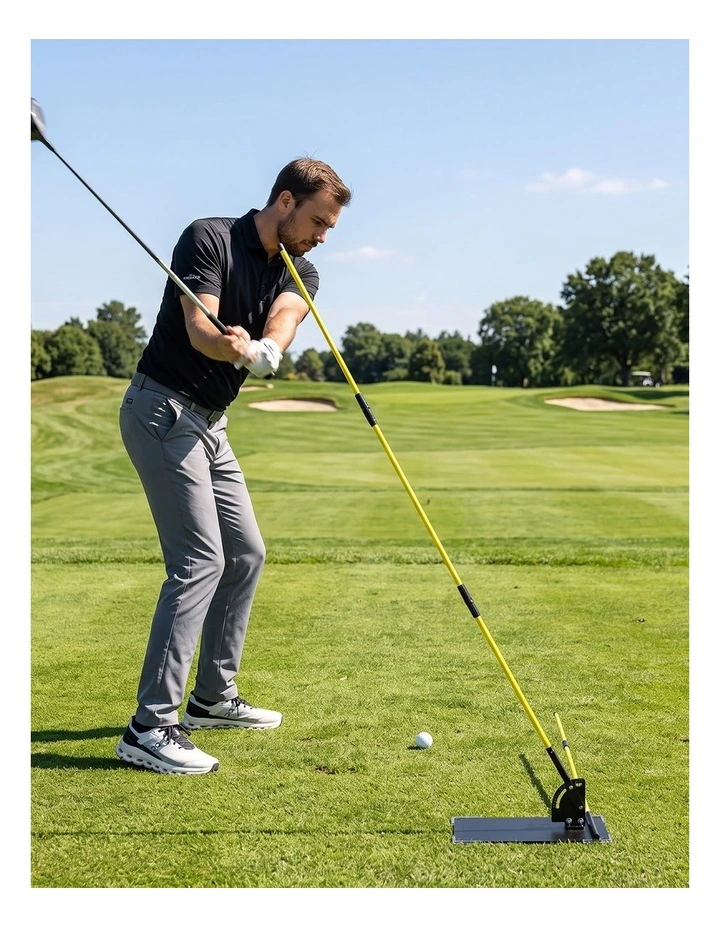 Centra Golf Alignment Sticks With Cast Iron Base Portable Practice For Outdoor image 7