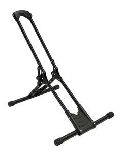 Monvelo Bike Stand Floor Storage Rack Foldable Carbon Steel for 16-29 Inch Black
