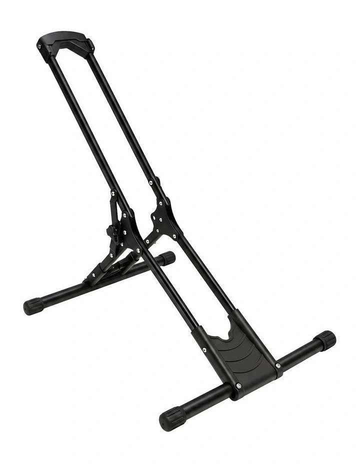 Monvelo Bike Stand Floor Storage Rack Foldable Carbon Steel for 16-29 Inch Black image 1
