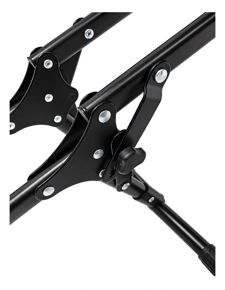Monvelo Bike Stand Floor Storage Rack Foldable Carbon Steel for 16-29 Inch Black image 4