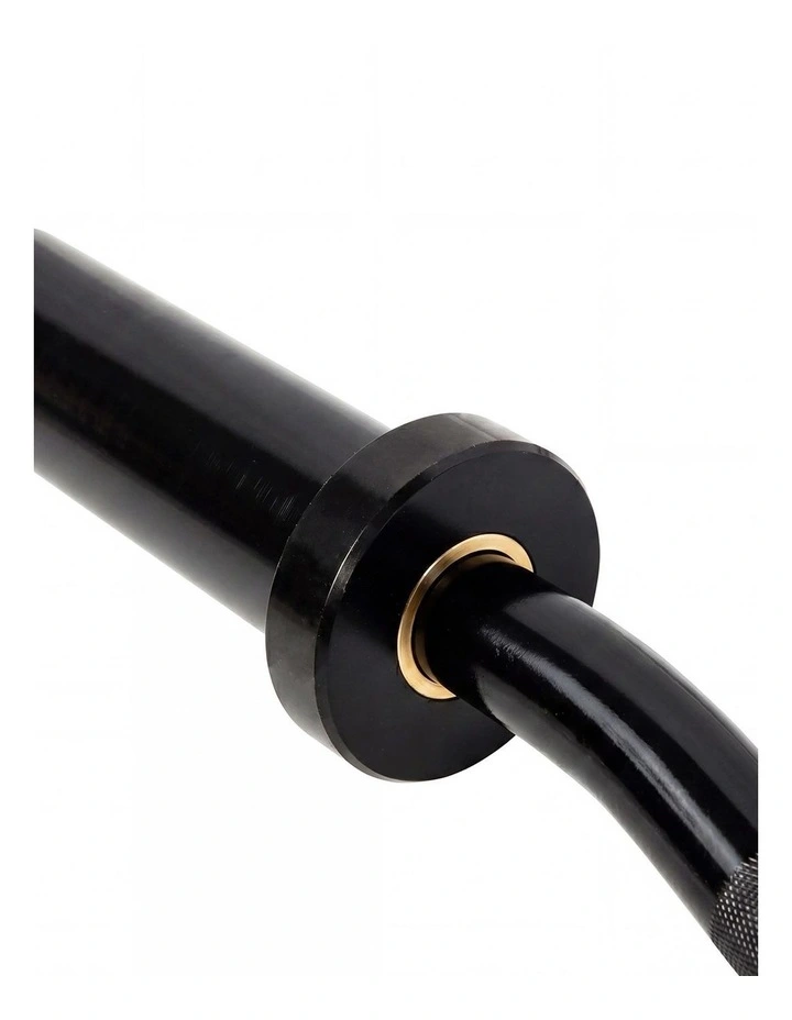 Centra Olympic Barbell Ez Curl Bar W Bar 810lbs Alloy Steel Black image 5