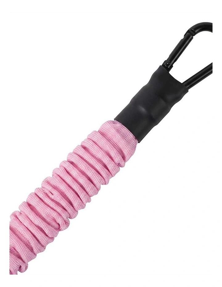 Centra Resistance Bands Set Foot Pedal 3 Tube Adjustable for Home Workout Pink image 4