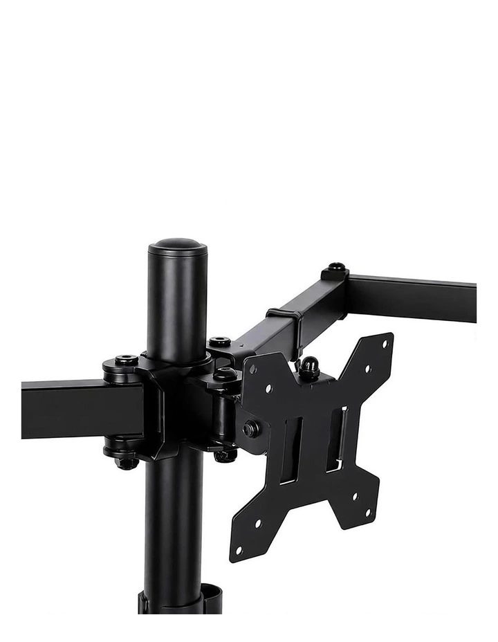 Levede Triple Monitor Arm Stand 10-27 Screens Desk Mount Adjustable Arms Black image 4