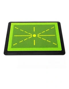 Centra Golf Hitting Mat Swing Path Feedback Rubber Base Indoor Practice Green