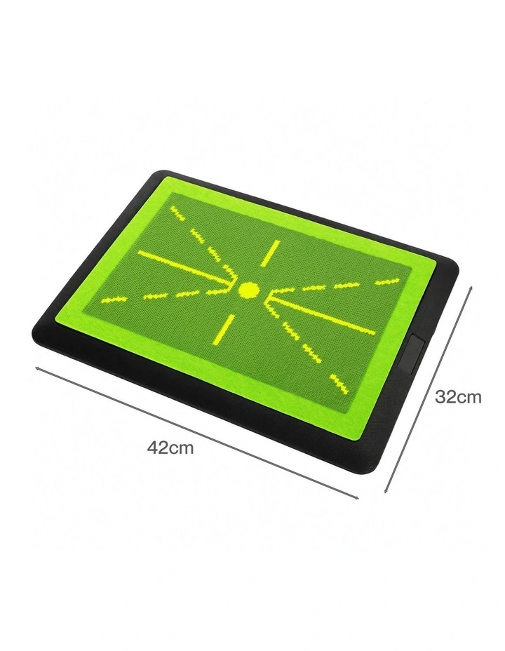 Centra Golf Hitting Mat Swing Path Feedback Rubber Base Indoor Practice Green image 2