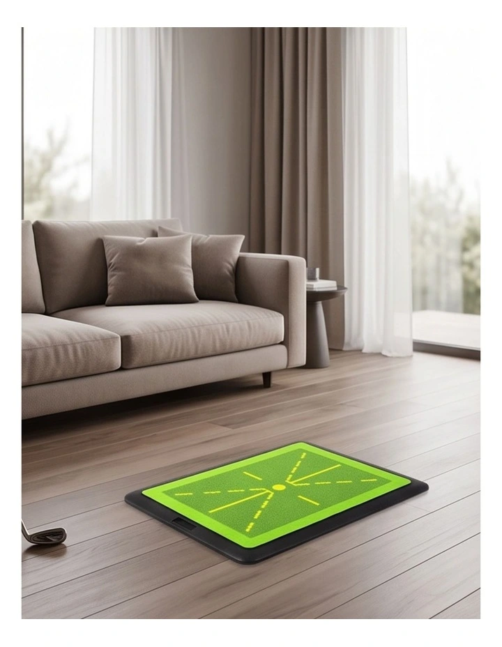 Centra Golf Hitting Mat Swing Path Feedback Rubber Base Indoor Practice Green image 6