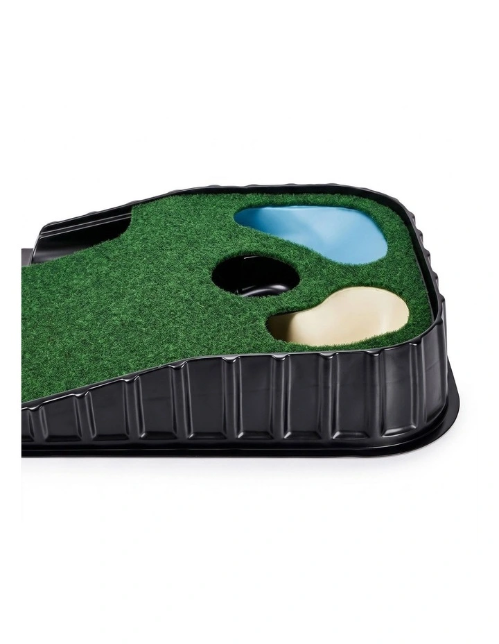 Centra Golf Putting Mat Training Aid Auto Ball Return 270cm Indoor,Green image 4