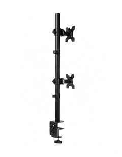 Levede Dual Monitor Arm Adjustable Stand Mount For 13-34 Inch Office Black