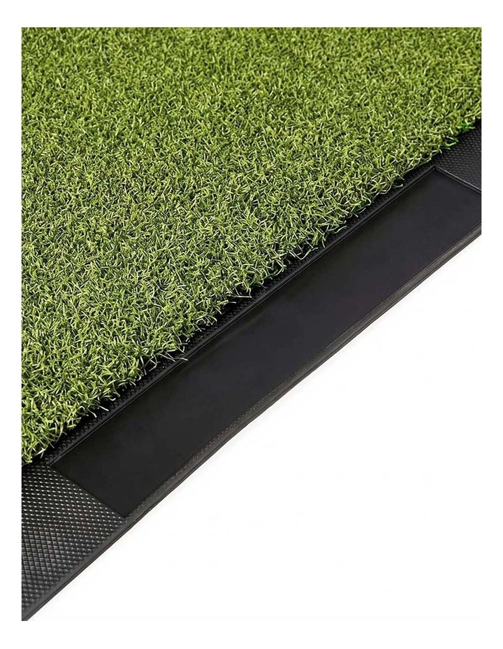 Centra Golf Hitting Mat Practice Dual Turf with Rubber Base Indoor Outdoor Green image 3