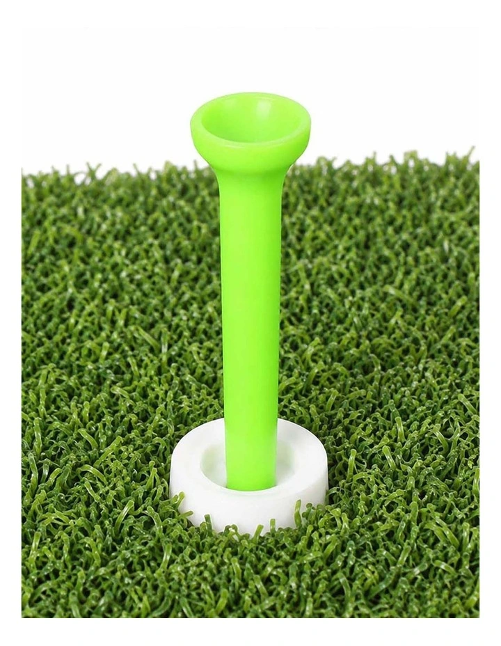 Centra Golf Hitting Mat Practice Dual Turf with Rubber Base Indoor Outdoor Green image 5