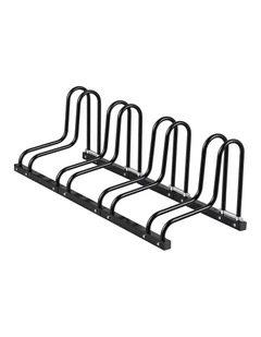 Weisshorn 4 Bike Floor Stand Rack Fits 20-29 MTB Tires for Garage Storage