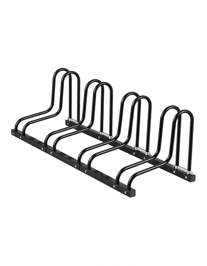 Weisshorn 4 Bike Floor Stand Rack Fits 20-29 MTB Tires for Garage Storage image 1