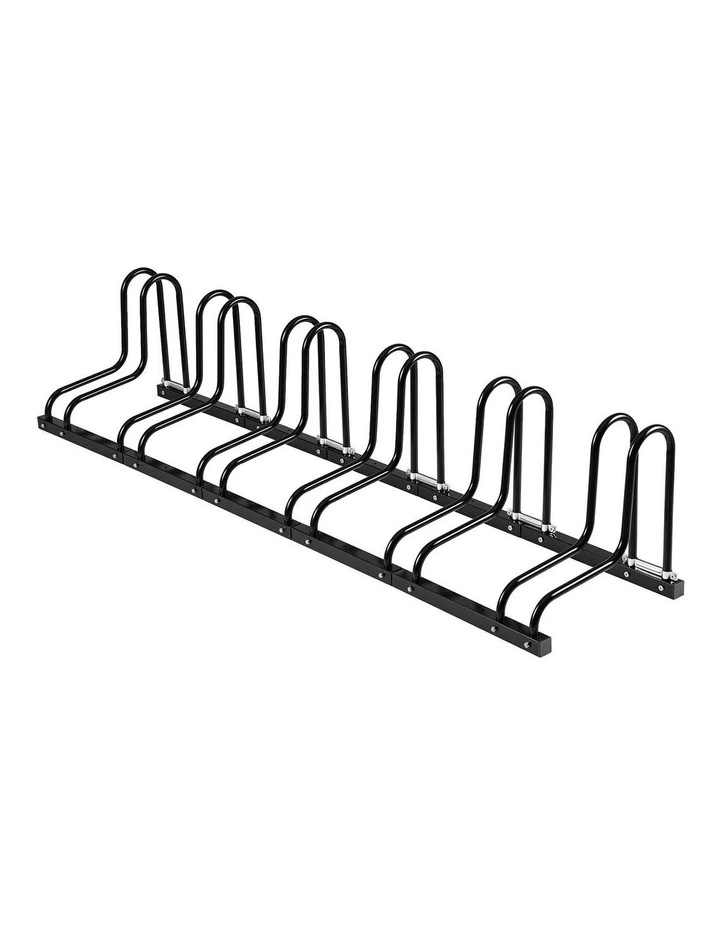 Weisshorn 6 Bike Floor Stand Rack Fits 20-29 MTB Tires for Garage Storage image 1