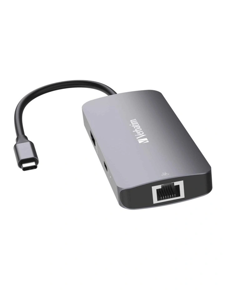 Verbatim USB-C Multiport Hub HDMI RJ45 USB-A C Power Delivery CMH-05 image 2