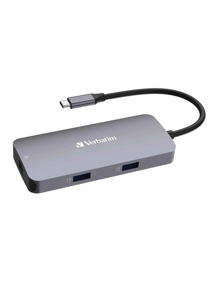 Verbatim USB-C Multiport Hub HDMI RJ45 USB-A C Power Delivery CMH-05 image 4