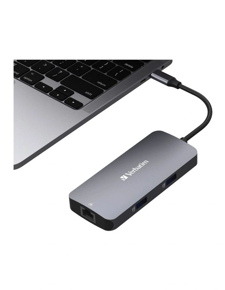 Verbatim USB-C Multiport Hub HDMI RJ45 USB-A C Power Delivery CMH-05 image 5