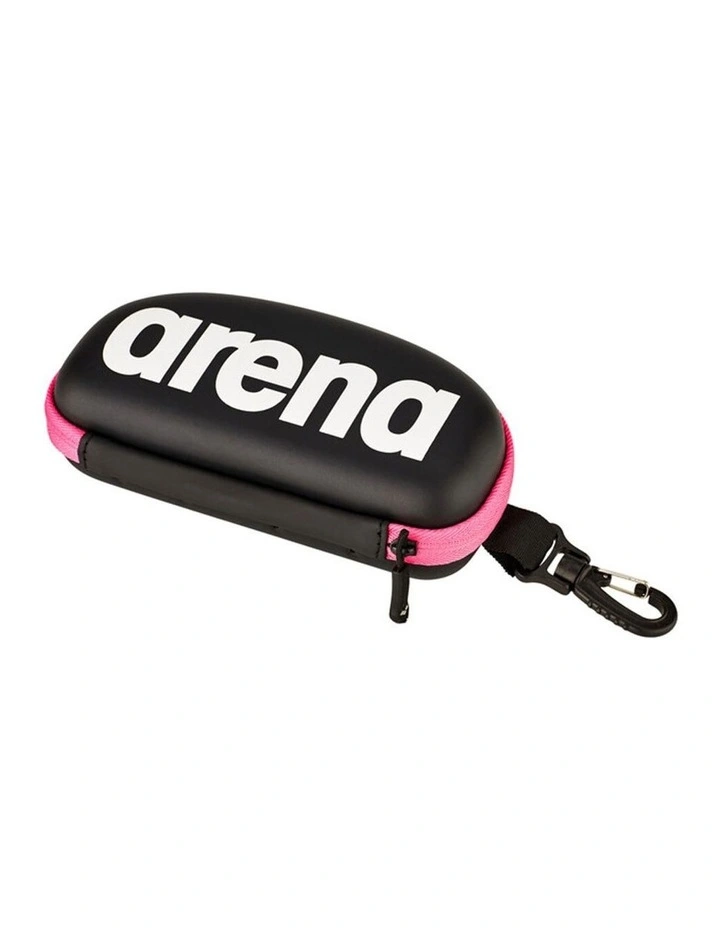 Arena Case For Swim Training Goggles Protective Black Pink image 2