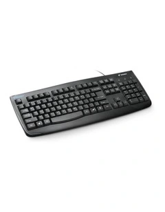 Kensington Washable Wired Keyboard For PC Laptop Black Antimicrobial