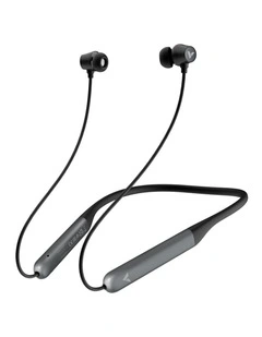 VERBATIM ANC Neckband Earbuds Active Noise Cancelling Black 28H Battery Life