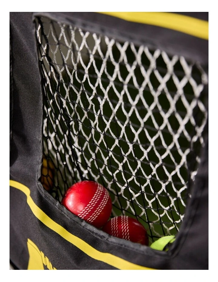 SKLZ Portable Suspended Cricket Training Stumps Net Easy Setup Black Yellow image 6