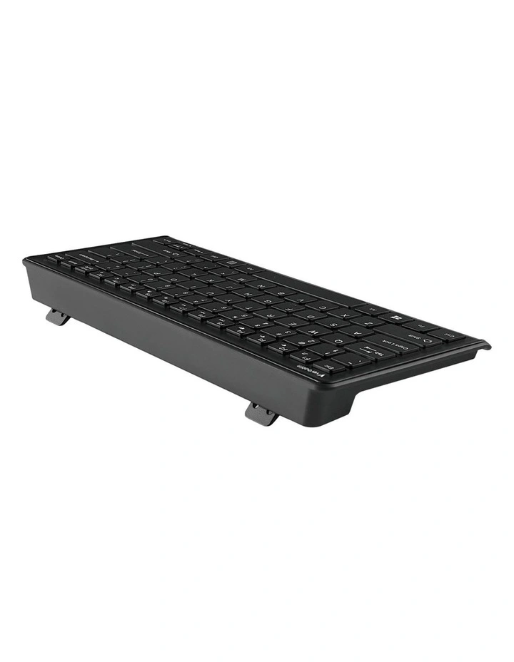 Verbatim Compact Silent Wireless Keyboard and Mouse Combo PCR PC Black image 3