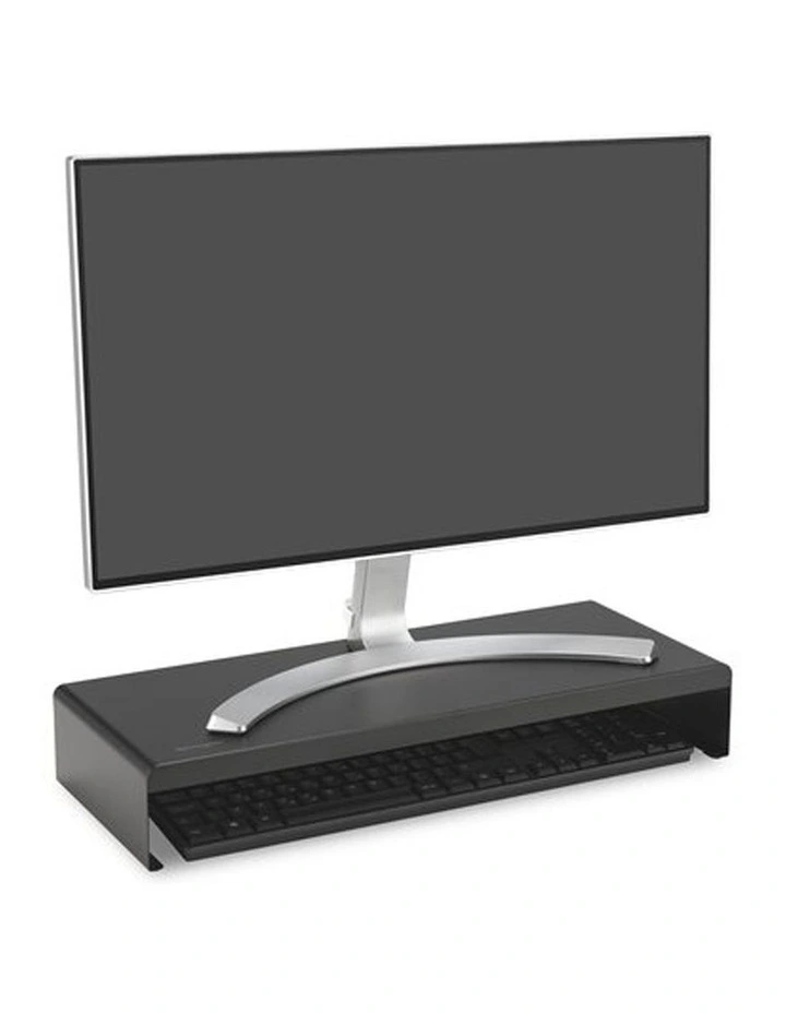 Kensington Extra Wide Steel Computer Monitor Desk Stand Black 50cm x 20cm image 4