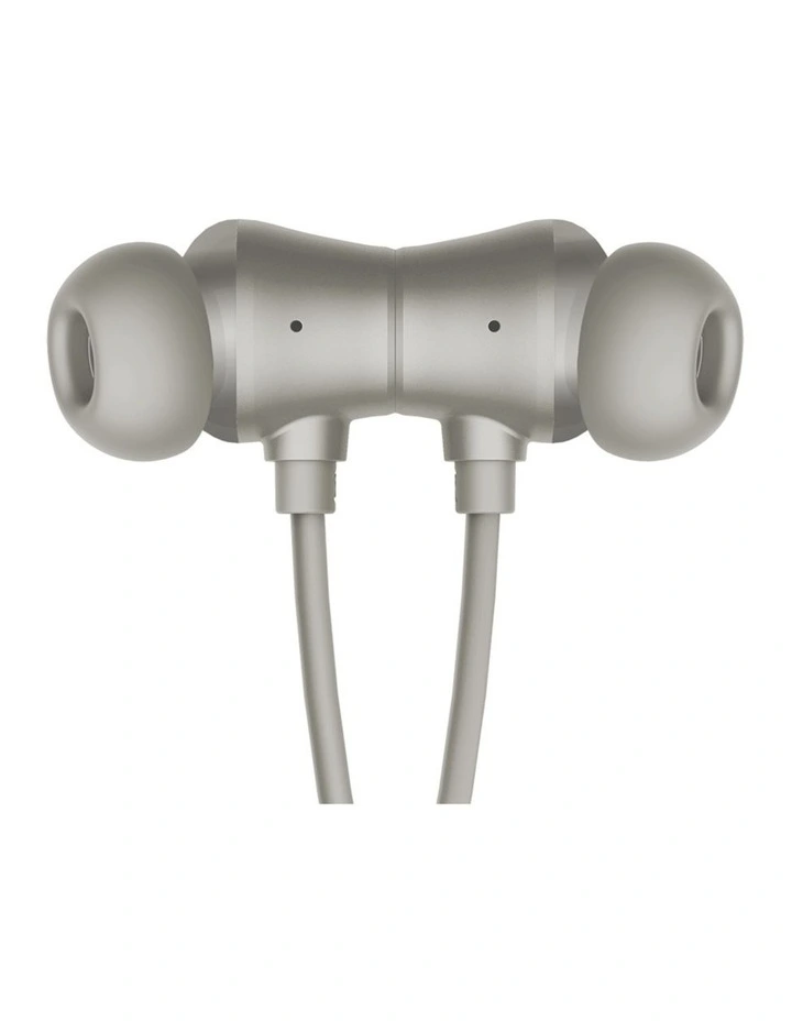 Verbatim ANC Neckband Earbuds Active Noise Cancelling Wireless Grey image 4