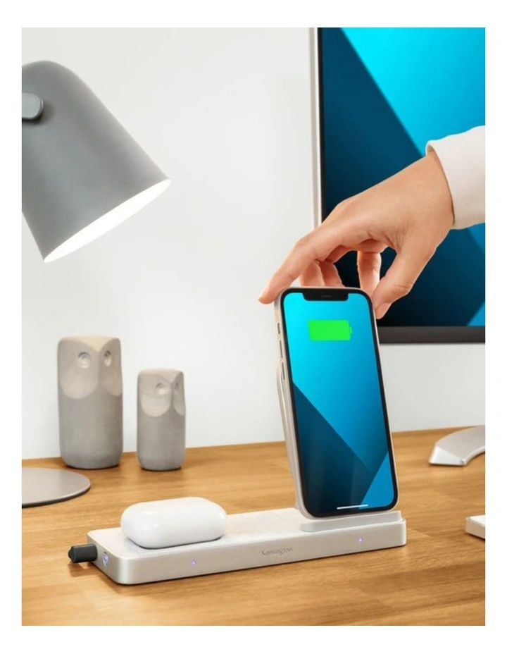 Kensington StudioCaddy Stand Qi Wireless Charger For iPhone iPad AirPods image 7